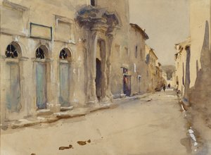 Una calle en España de John Singer Sargent
