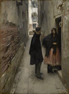 Una calle en Venecia, c.1880-82 de John Singer Sargent