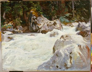 Un torrente en Noruega, 1901 de John Singer Sargent