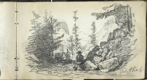 Paisaje alpino, Oetzthal, Austria de John Singer Sargent