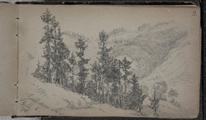 Paisaje Alpino, Zell am See, Austria de John Singer Sargent