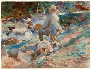 Un Artista en su Caballete