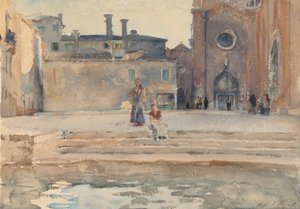 Campo dei Frari, Venecia de John Singer Sargent