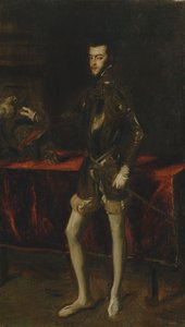 Copia del Retrato de Felipe II de Tiziano
