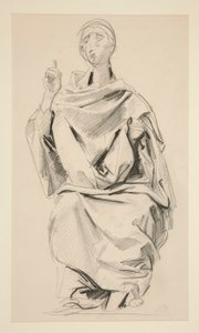 figura drapeada de John Singer Sargent
