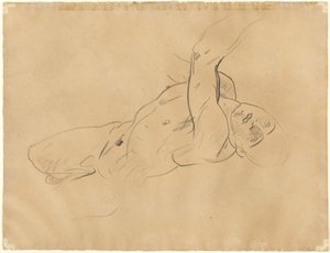 Hombre desnudo cayendo de John Singer Sargent