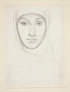 cabeza de mujer de John Singer Sargent