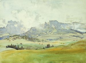 En los Dolomitas de John Singer Sargent