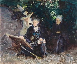 En el Generalife, 1912 de John Singer Sargent