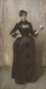 Dama con la rosa (Charlotte Louise Burckhardt) de John Singer Sargent