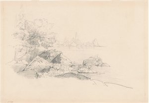 Orilla del lago de John Singer Sargent