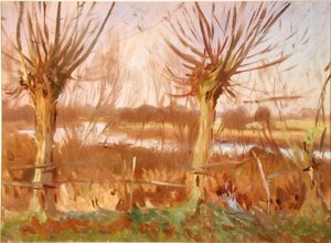 Paisaje con Árboles, Calcot-on-the-Thames, c.1888