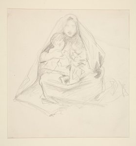 Madonna y la niña de John Singer Sargent