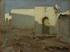 Edificios moriscos a la luz del sol