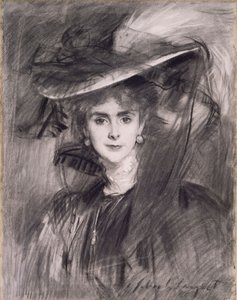 Olga, Baronesa de Meyer, 1900-1910 de John Singer Sargent