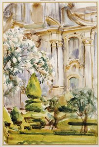Palacio y jardines, España de John Singer Sargent
