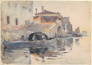 Ponte Panada, Fondamenta Nuove, Venecia de John Singer Sargent