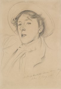 Retrato de Vernon Lee, 1889 de John Singer Sargent
