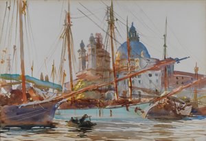 Santa Maria della Salute en Venecia, ca 1904-1906 de John Singer Sargent