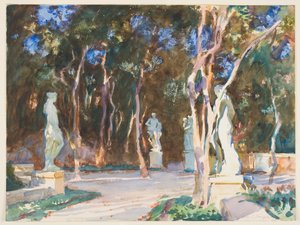 Caminos sombreados, Vizcaya de John Singer Sargent