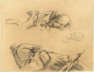 Estudios para Gassed, 1918-1919