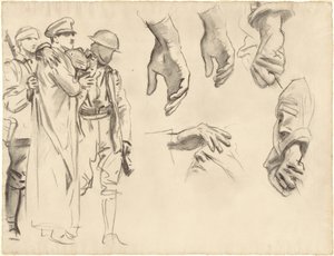 Estudios para Gassed, 1918-1919