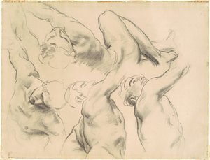 Estudios para "Cielo" y "Infierno" de John Singer Sargent
