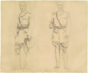 Estudios de los generales Plumer y Haig para oficiales generales de la Primera Guerra Mundial [recto]