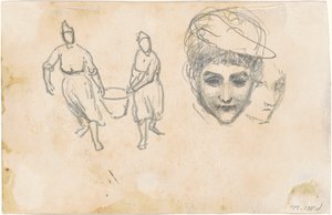 Estudios de Campesinos [verso] de John Singer Sargent