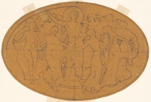 Estudio para Apolo y las Musas, c. 1921 de John Singer Sargent