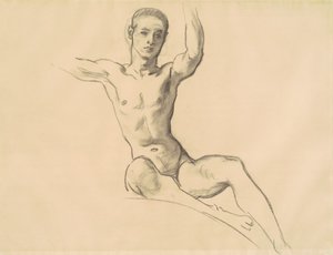 Estudio para Figura sobre Música, 1919-1920