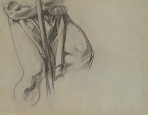 Estudio de Adán para los Quince Misterios del Rosario de John Singer Sargent