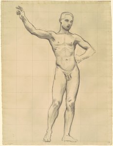 Estudio de Apolo para "Apolo y las Musas"