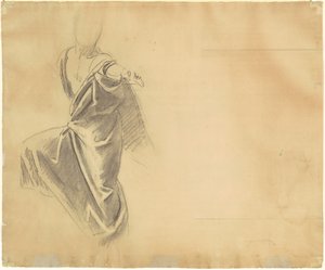 Estudio de Draper [verso] de John Singer Sargent