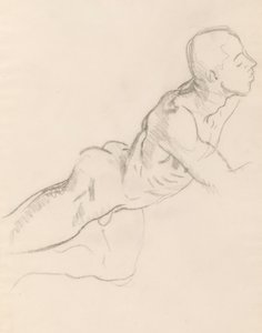 Estudio de Eros para Eros y Psique, decoración en relieve, Rotonda, Museo de Bellas Artes de Boston de John Singer Sargent