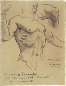 Estudio de la Resurrección para "Quince Misterios del Rosario" de John Singer Sargent