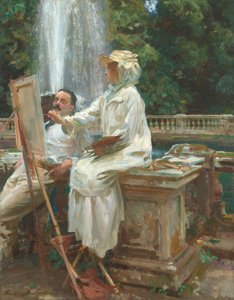 La Fuente, Villa Torlonia, Frascati, Italia