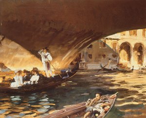 El Rialto, Venecia de John Singer Sargent