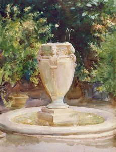 Fuente de Vaso, Pocantico de John Singer Sargent