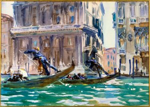 Vista del Gran Canal en Venecia de John Singer Sargent