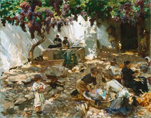 Mujeres trabajando de John Singer Sargent