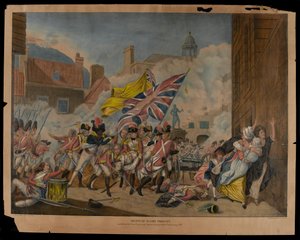 ¿Muerte del Mayor Pierson y derrota de las tropas francesas en la Isla de Jersey el 6 de enero de 1781? de John Singleton Copley