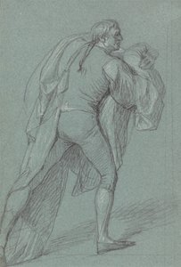 Estudio de figura para el cuadro de la Victoria de Lord Duncan: Estudio para marinero con bandera holandesa