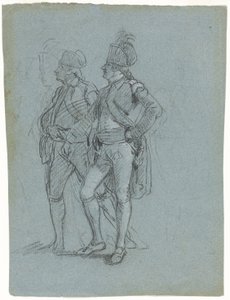 Boceto para "Sitio de Gibraltar" de John Singleton Copley