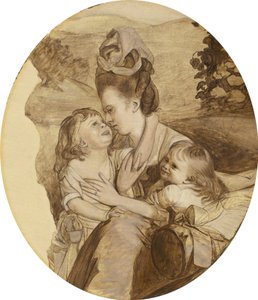 Boceto para La Familia Copley, 1776 de John Singleton Copley