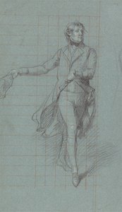 Estudio del capitán William George Fairfax para el cuadro "La victoria de Lord Duncan" de John Singleton Copley