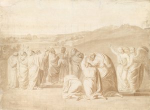 Estudio para La Ascensión, 1774 de John Singleton Copley