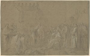 Estudio para "La Muerte del Conde de Chatham" de John Singleton Copley