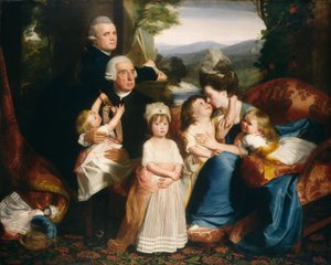 La familia Copley, 1776 de John Singleton Copley