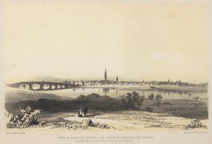 Vista de Glasgow durante el reinado de Carlos II de John Slezer